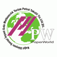 paperworld logo vector logo