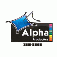Alpha Produções logo vector logo