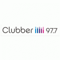 Clubber fm 97.7 logo vector logo