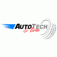 Autotech & Tires logo vector logo