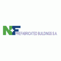 N+F Prefabricated Buildings logo vector logo