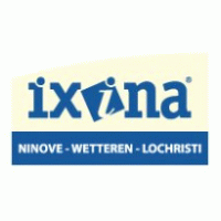 Ixina keukens logo vector logo