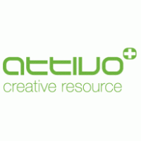 attivo creative resource logo vector logo