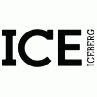 ICE Iceberg logo vector logo