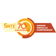 SNTE 70 Aniversario logo vector logo