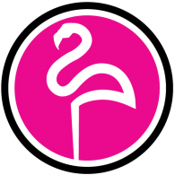Flamingo Label logo vector logo