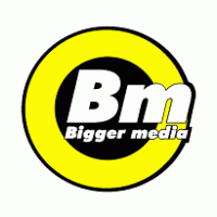 Bigger media logo vector logo