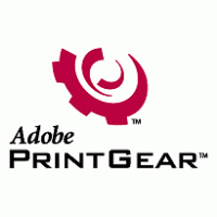 Adobe PrintGear logo vector logo