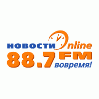 88.7 news online logo vector logo