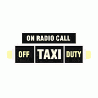 Taxi on Radio Call logo vector logo
