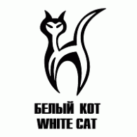 White Cat logo vector logo