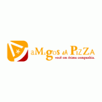Amigos da Pizza logo vector logo