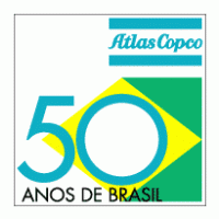 Atlas Copco 50 Anos de Brasil logo vector logo