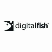 Digital Fish logo vector logo