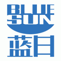 Blue Sun logo vector logo