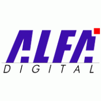 Alfa Digital logo vector logo