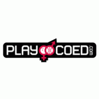 PlayCoed.com logo vector logo