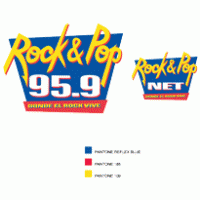 Rock and Pop 95.9 logo vector logo