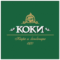 Koki kafa logo vector logo