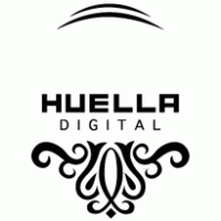 huella digital logo vector logo