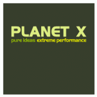 Planet X logo vector logo