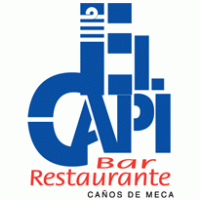 el capi bar restaurante logo vector logo