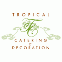 Tropical Catering & Decoration logo vector logo