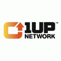1 up network logo vector logo