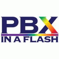 PBX in a Flash logo vector logo