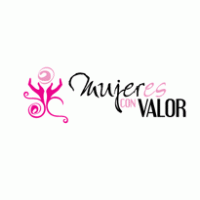 mujeres con valor logo vector logo