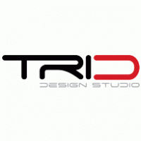 studio triD logo vector logo