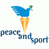 PEACE AND SPORT logo vector logo