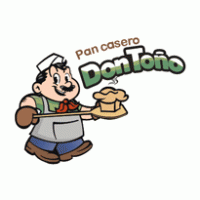 pan casero don toño logo vector logo