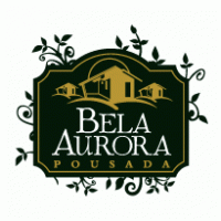 pousada bela aurora logo vector logo