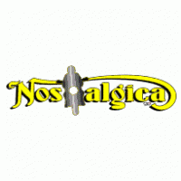 NOSTALGICA esposizione moto storiche logo vector logo