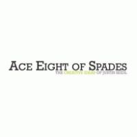 Ace Eight of Spades logo vector logo