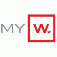 my W logo vector logo