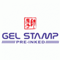 Gel Stamp Pre-Inked logo vector logo