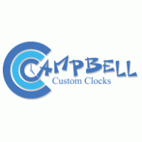Campbell Custom Clocks logo vector logo