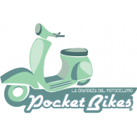 Pocket Bikes logo vector logo