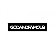 God & Famous logo vector logo