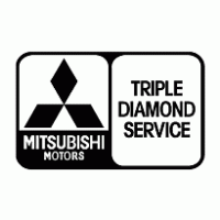 Triple Diamond Service logo vector logo