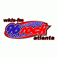 96 Rock WKLS FM logo vector logo