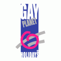 Gay Planet Holidays logo vector logo