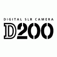 Nikon D200 logo vector logo