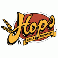 Hops Grill & Brewery logo vector logo