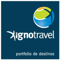Xigno travel logo vector logo