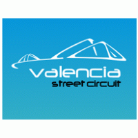 Valencia street circuit logo vector logo