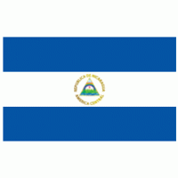 Bandera de Nicaragua logo vector logo