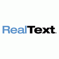 RealText logo vector logo